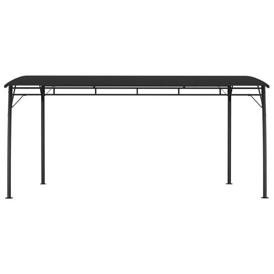 Tonnelle Abri de Jardin 4x3m Structure Acier et Toit Polyester pour Terrasse Anthracite – ComfortXL Outdoor Living - Image 2