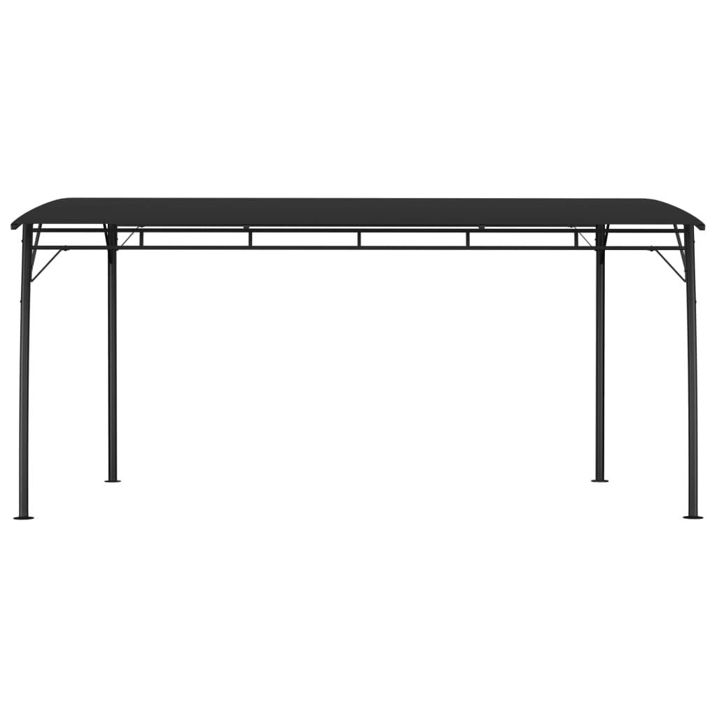 Tonnelle Abri de Jardin 4x3m Structure Acier et Toit Polyester pour Terrasse Anthracite – ComfortXL Outdoor Living - Image 2