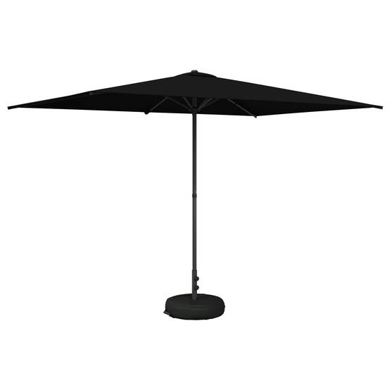 Parasol de jardin polyester noir 290 x 190 x 228 cm - PANGIVO - Image 2