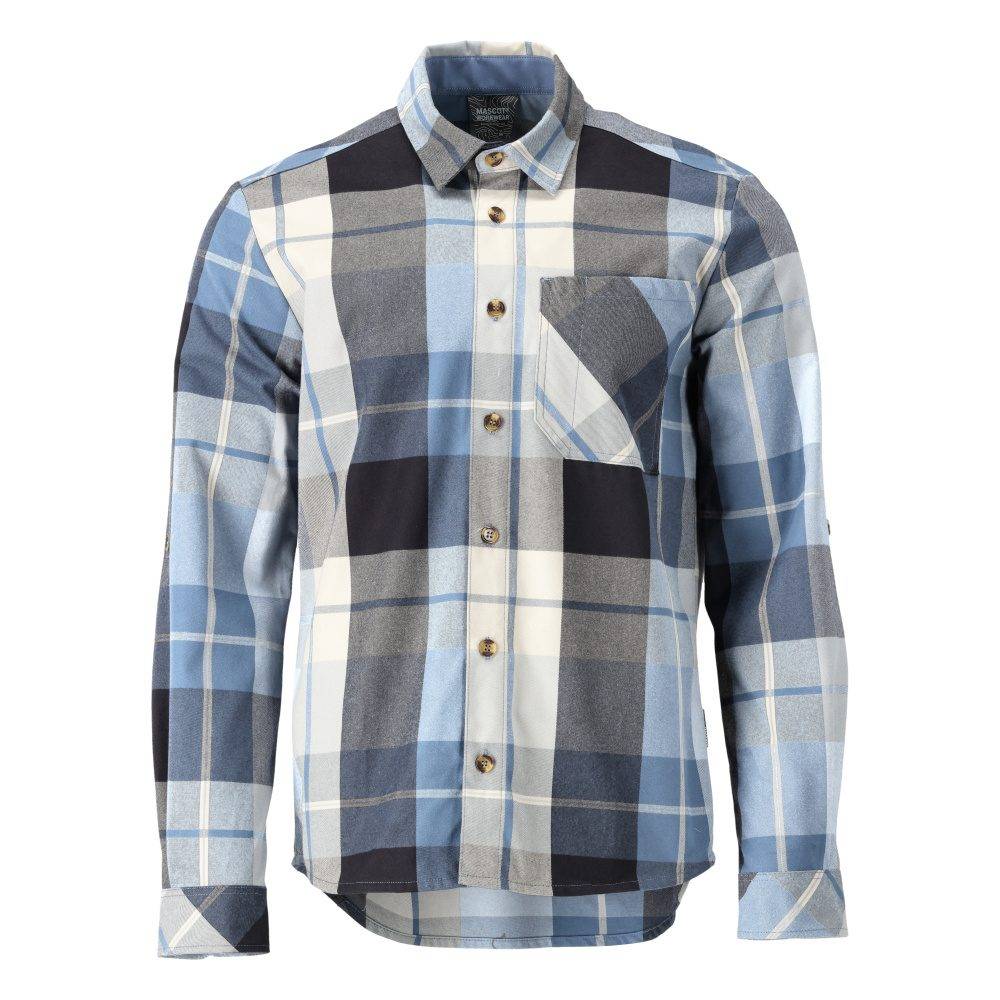 Chemise en flanelle MASCOT Customized - 22904-446-Bleu marine-M