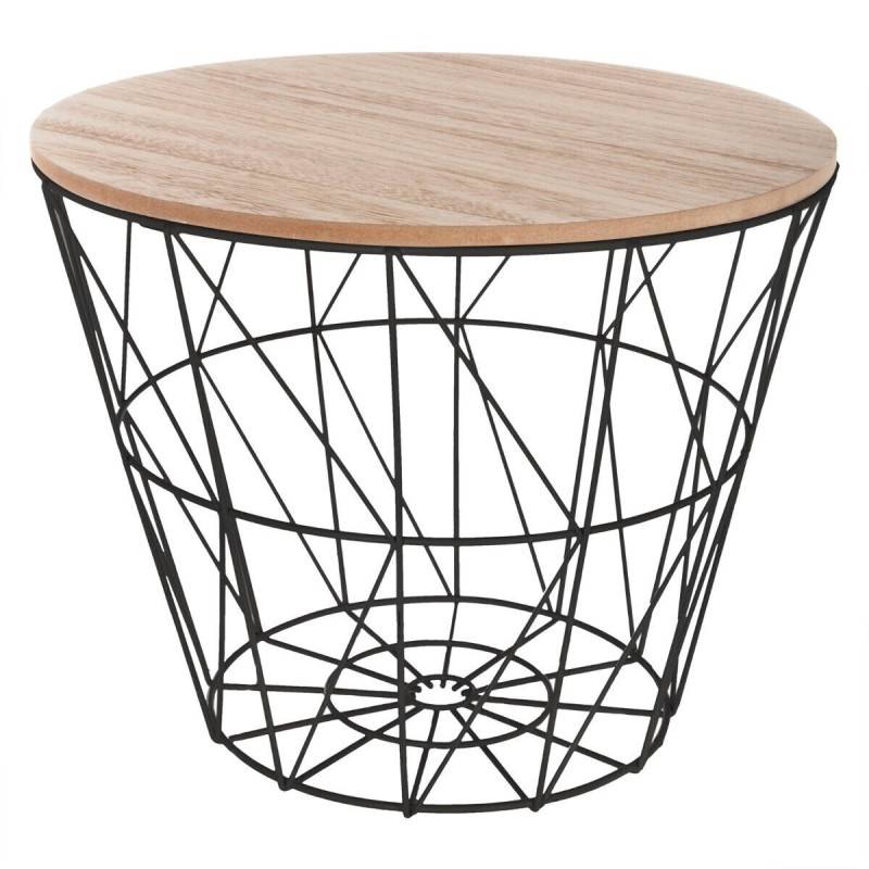 Table d'appoint D38 Kumi noir Atmosphera - Image 1