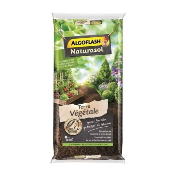 Algoflash - Terre Végétale Enrichie - ALGOFLASH NATURASOL - 40 L - Image 2