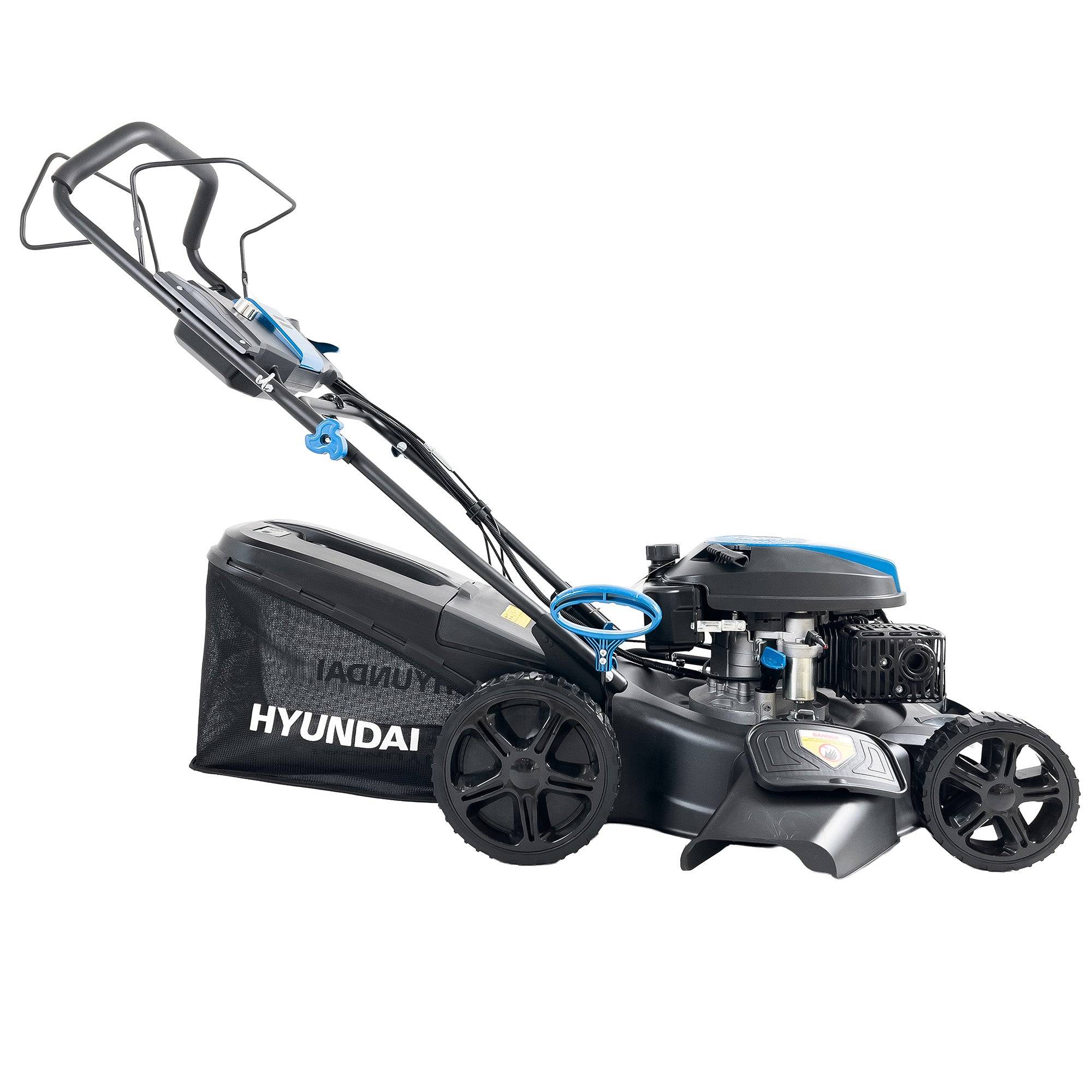 Tondeuse à Gazon Thermique Autotractée 51 cm 196 cm3 Démarrage Élec 70L HYM20200SPEX-EU Hyundai - Image 5