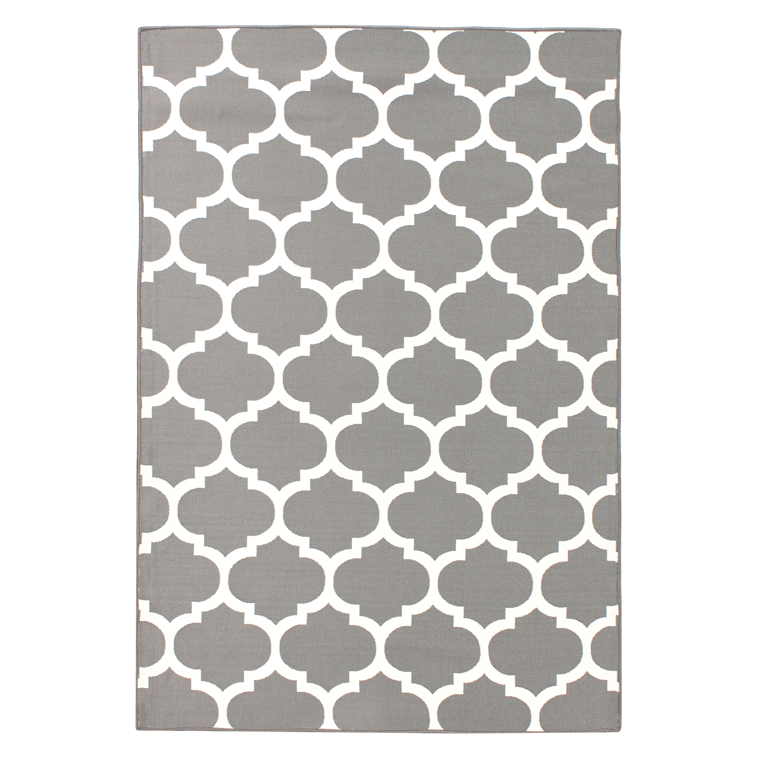 Beliani - Tapis d'extérieur Polypropylène Gris AKSU - Beliani - Image 3