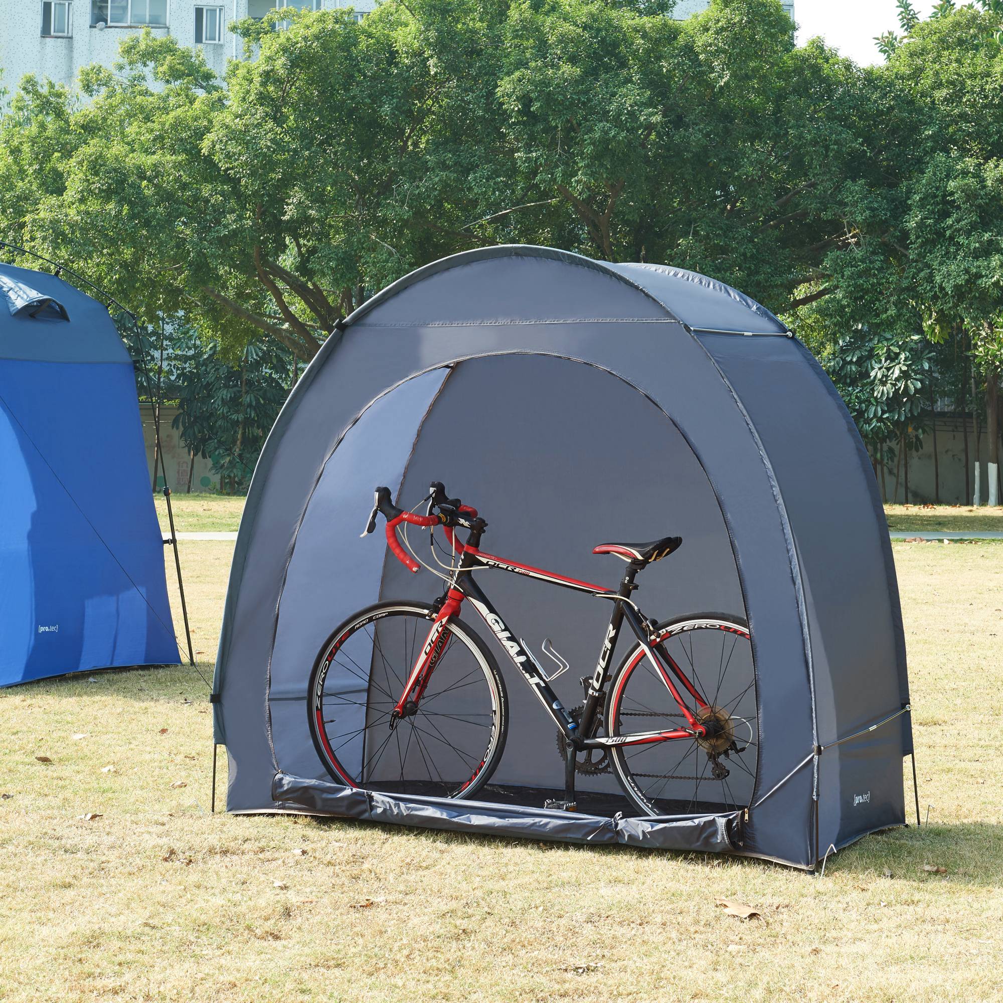 Pro.Tec - Tente de vélo Bergendal 198 x 84 x 160 cm gris pro.tec - Image 3