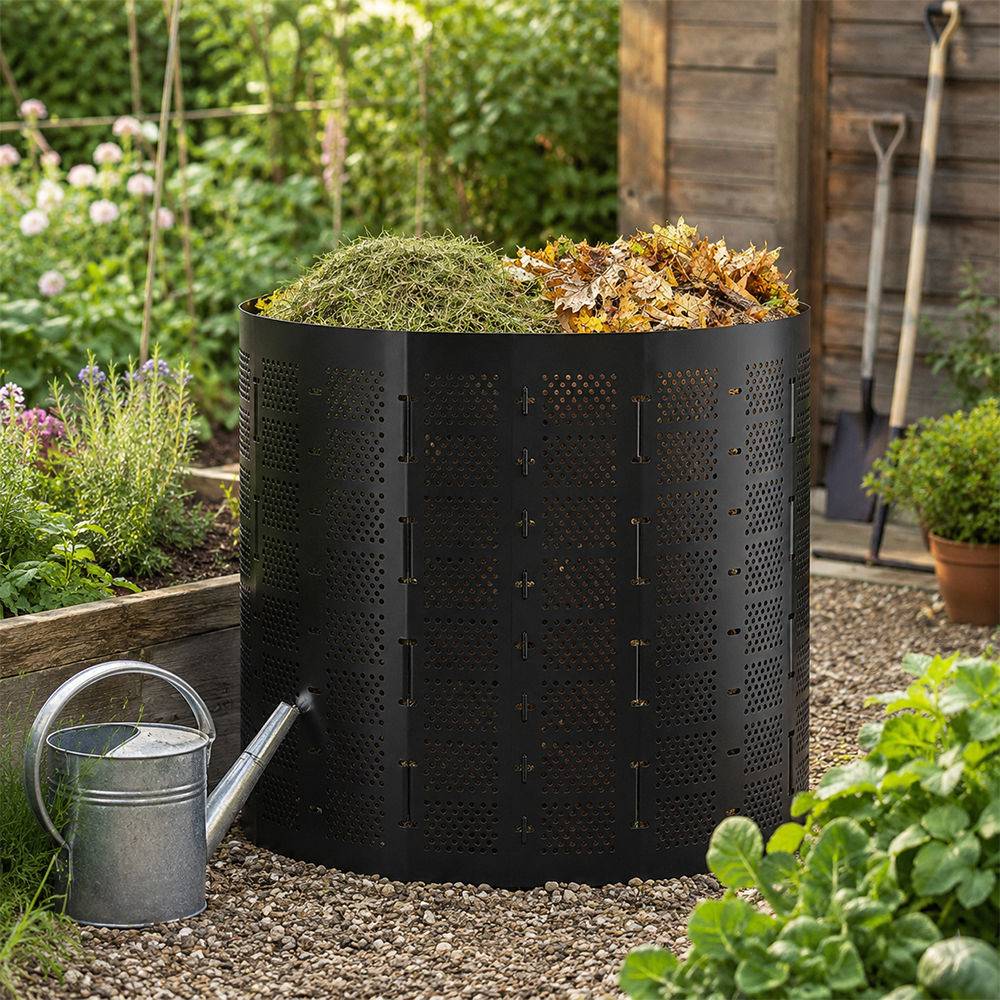 Gt Garden - Composteur de jardin 800 litres - Durable, facile à monter, idéal pour recycler - GT GARDEN - Image 3