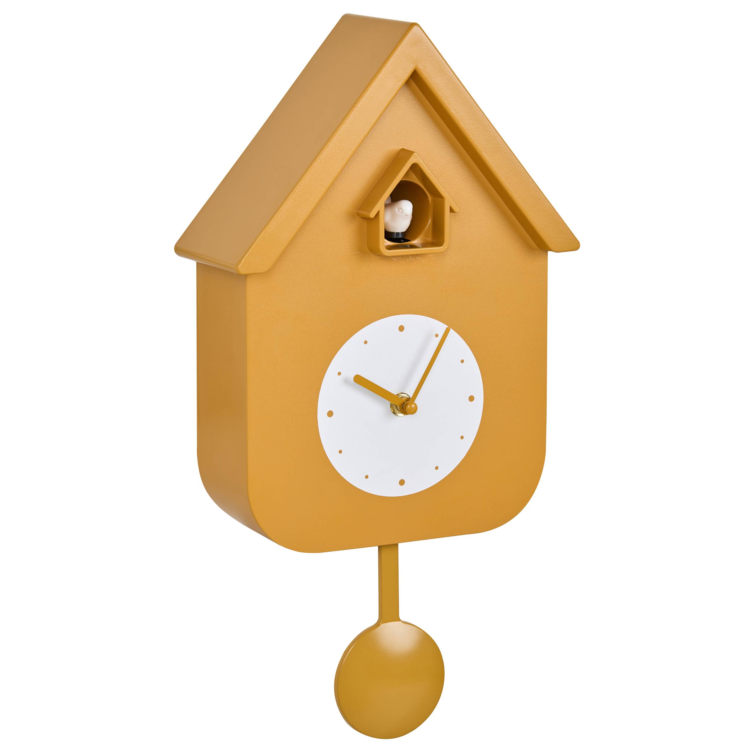 Beliani - Horloge murale Matière synthétique Jaune BONNEVAL - 24x9x41- Beliani - Image 3
