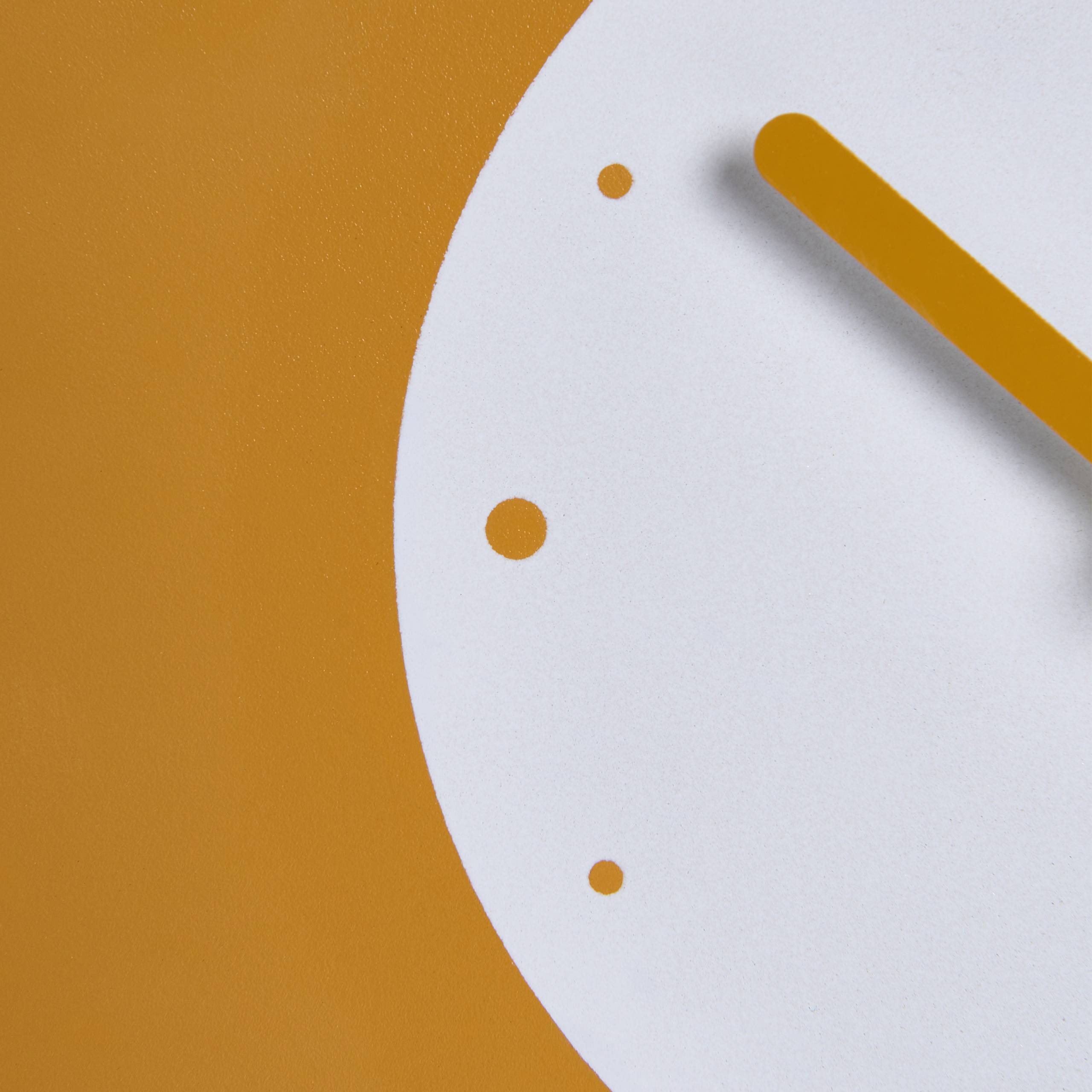 Beliani - Horloge murale Matière synthétique Jaune BONNEVAL - 24x9x41- Beliani - Image 6