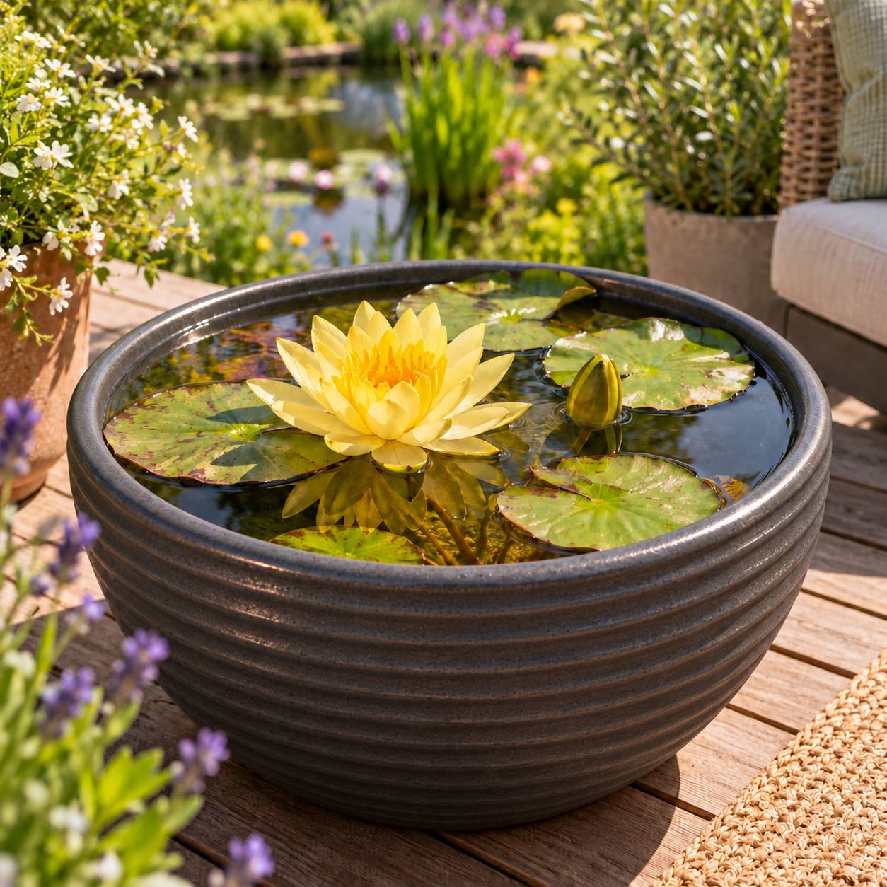 Nénuphar jaune - Nymphaea - Image 4