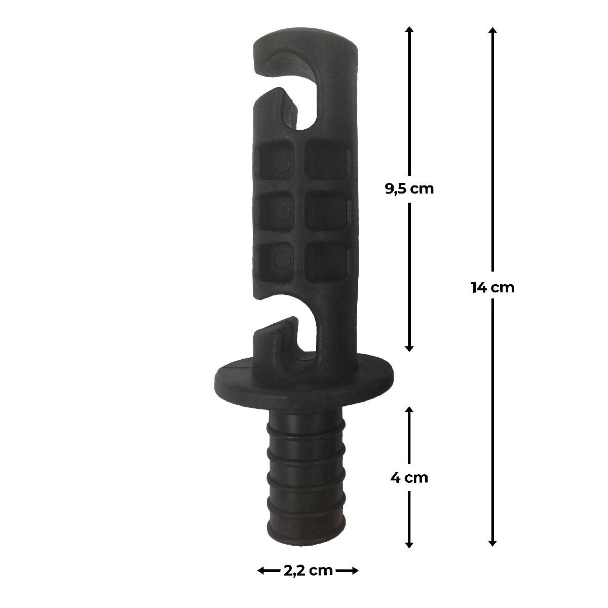 Kangui - Lot de 4 capuchons de maintien universels pour filet de trampoline Ø25 mm Kangui - Image 3