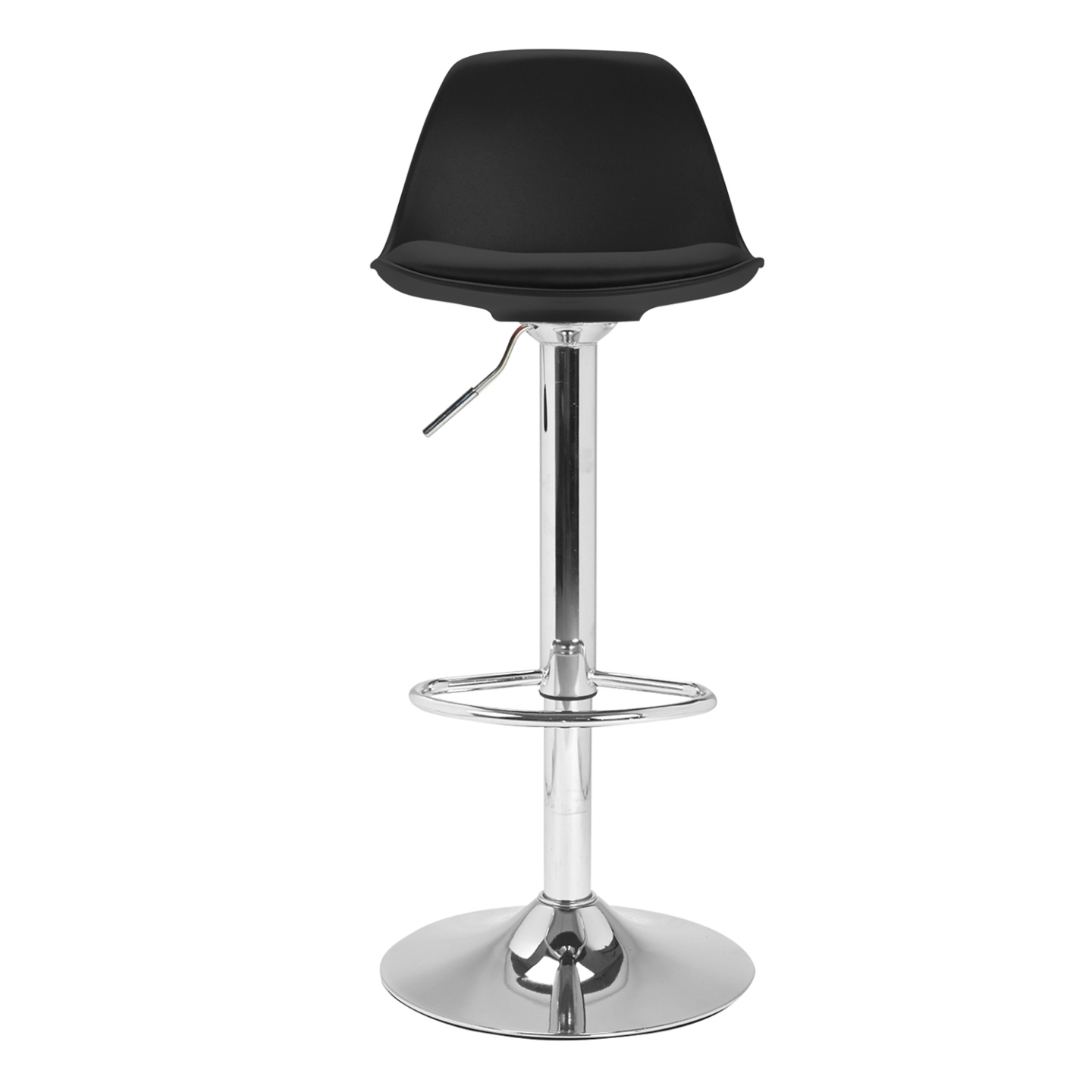 Lot de 2 tabourets de bar KARL design noir - Image 3