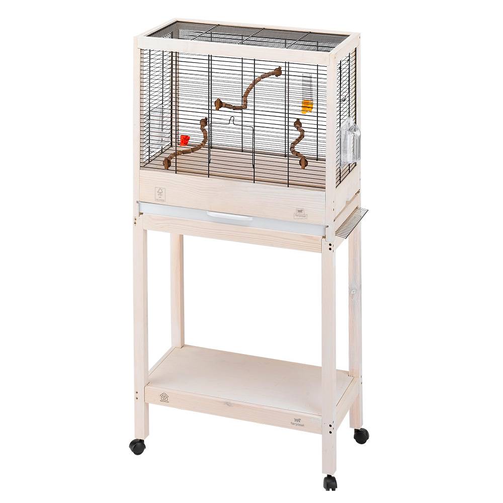 Ferplast - Ferplast Cage pour Oiseaux en bois FSC GIULIETTA 4, Canaris, Perruches et Oiseaux exotiques, Accessoires inclus - Image 4