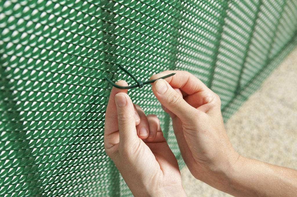 Nortène - Brise-vue plastique vert 85% occultant 1 x 3 m TRIONET Nortene - Image 4
