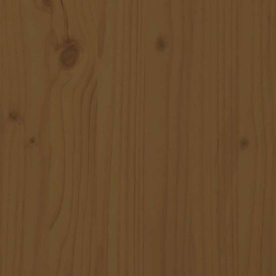 Repose-pied de jardin | Tabouret de jardin | Pouf et coussin marron miel bois de pin massif Maison Chic - Image 7