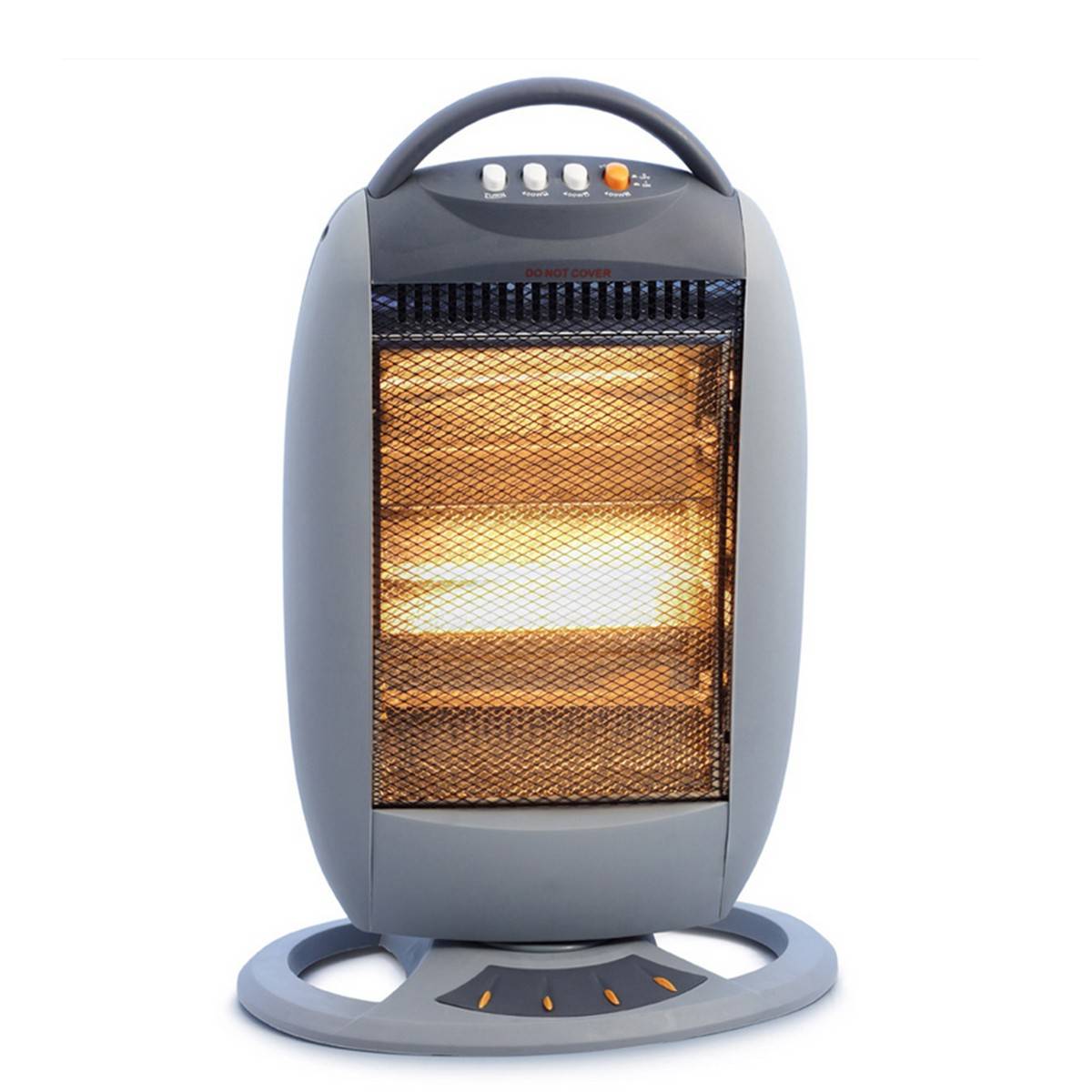 Chauffage infrarouge Oscillant 1200W Classic Electrique Anti basculement NIKLAS - Image 1