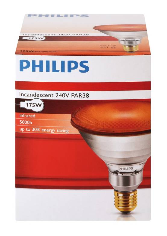 Ampoule PHILIPS IR/PAR rouge 175W - Image 3