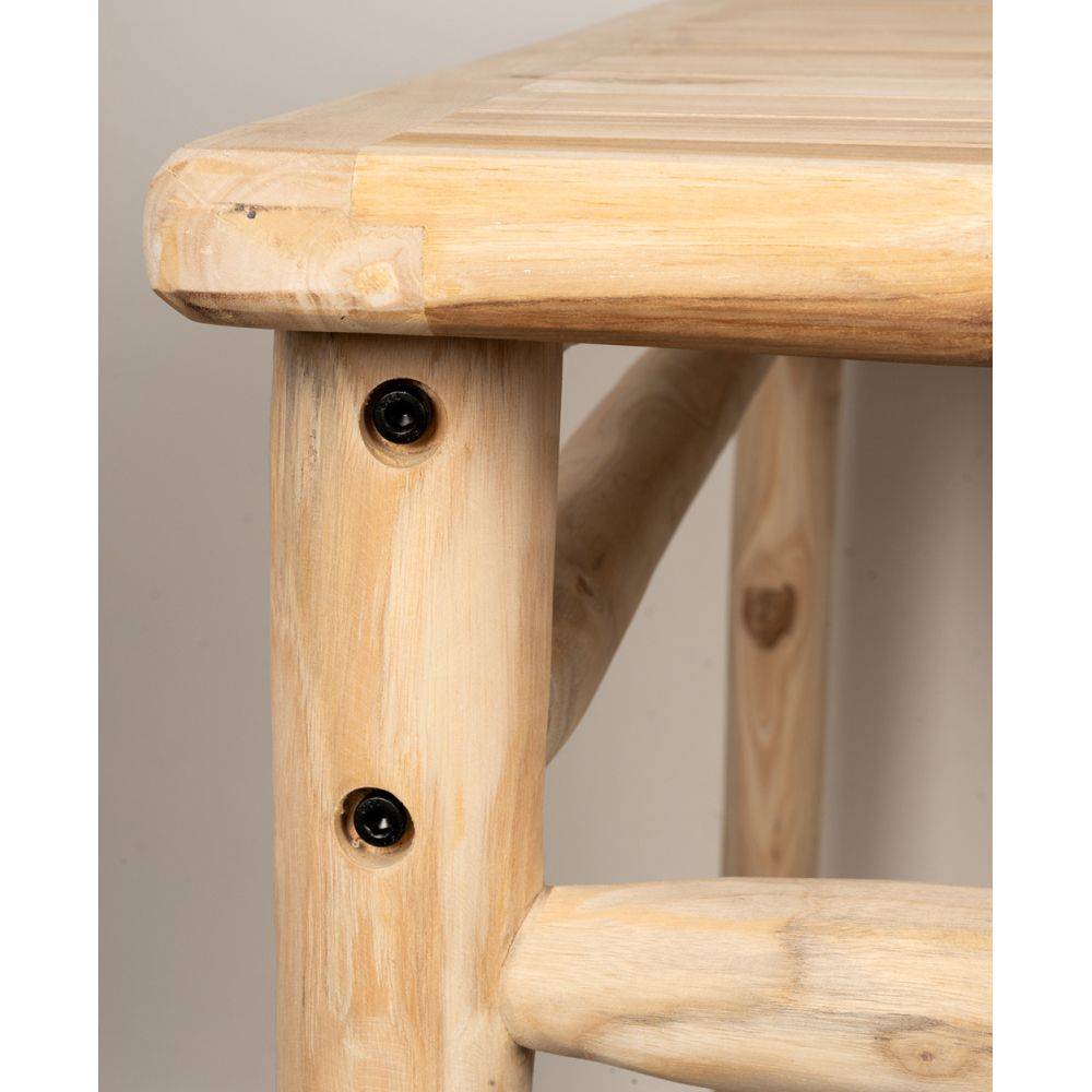 Aubry Gaspard - Table haute en teck - Arthur - Image 3
