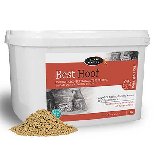 Best Hoof - Biotine Chevaux en granulés - 10kg - Horsemaster - Image 1