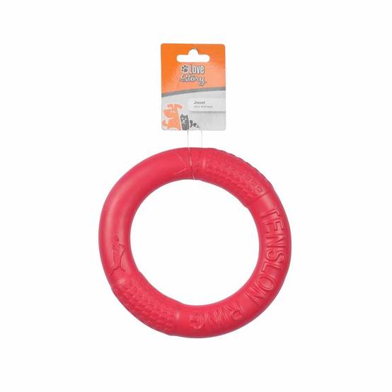 Jouet pour Chien "Anneau Eva Fitness" 17cm Rouge - Image 2