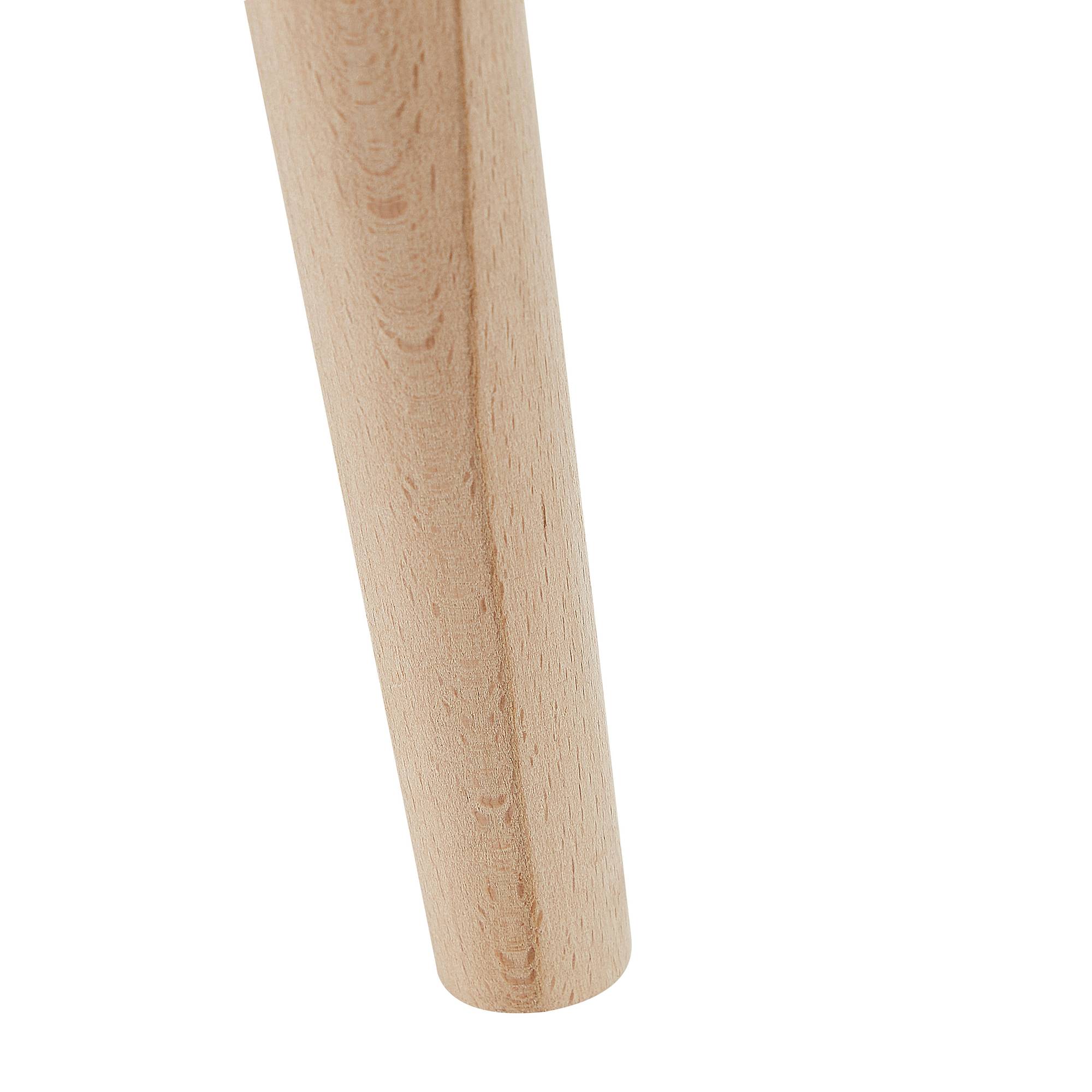Beliani - Cache-Pot Support Plantes Gris avec 3 Pieds en Bois 21 cm de Diamètre Motif Ethnique Peint à la Main pour Extérieur et Intérieur Beliani - Image 6