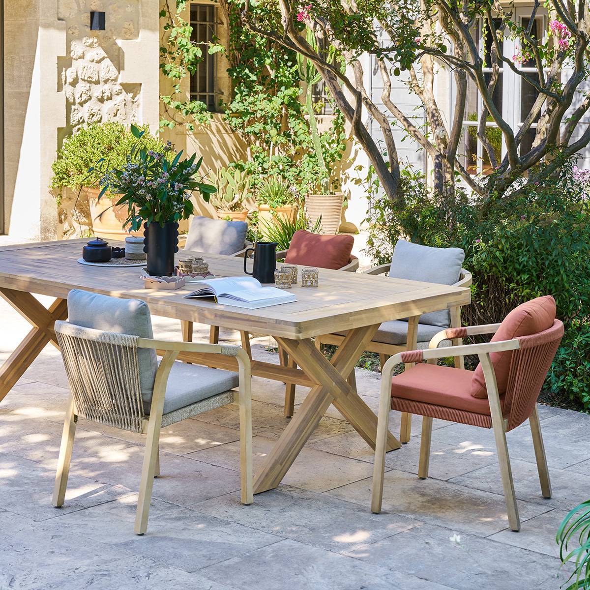 Hesperide - Table de jardin 10 places Xenia eucalyptus Hespéride - Image 3