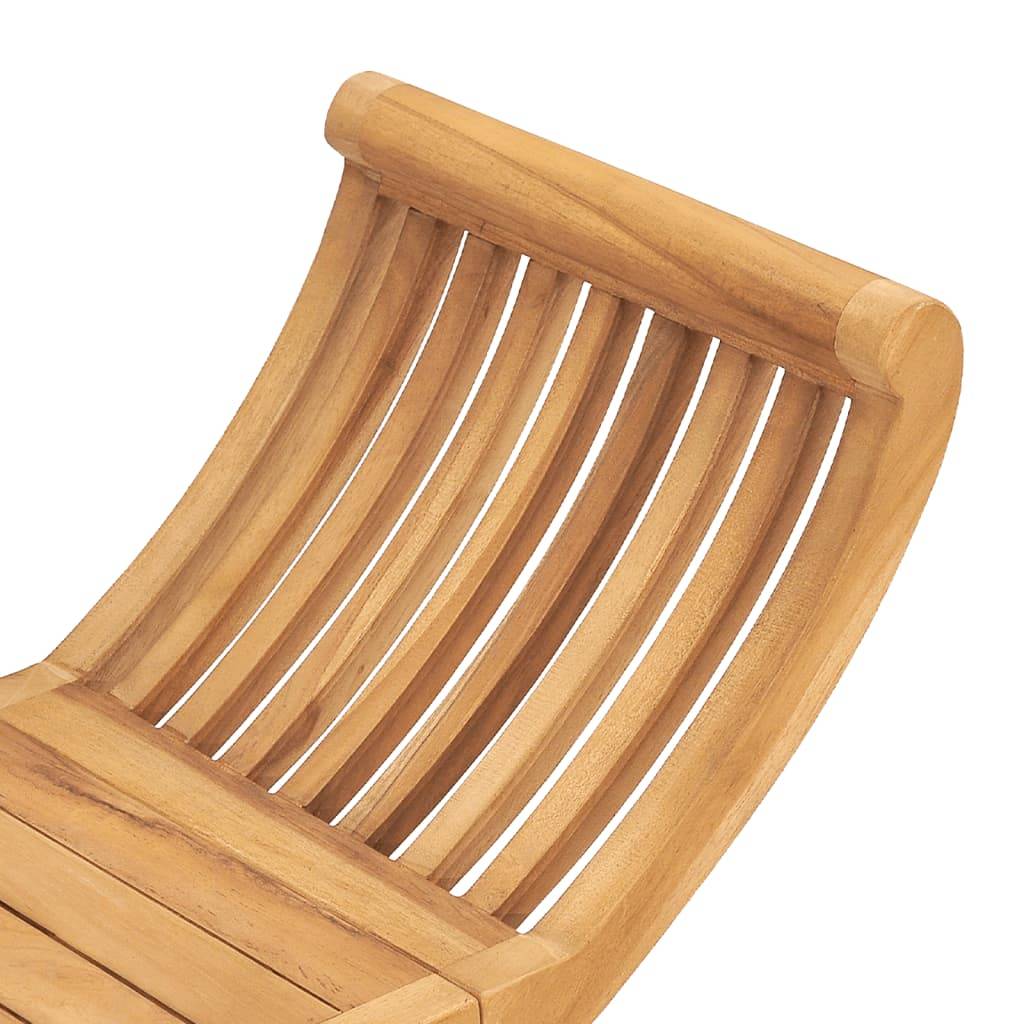 Maison Chic - Banc de jardin - Banc d'extérieur - Banquette 126 cm Bois de teck solide - Image 5