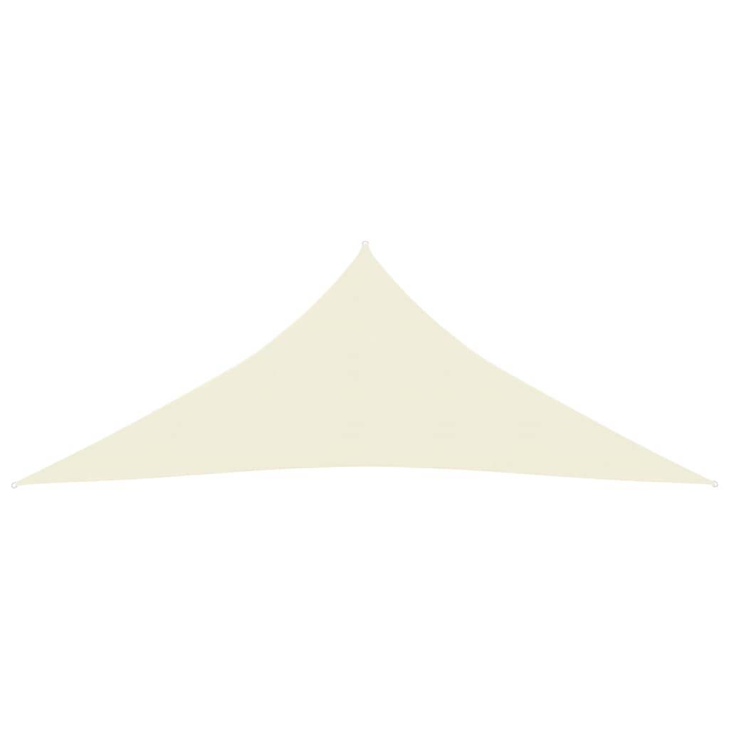 Helloshop26 - Voile toile d'ombrage parasol 160 g/m² 4 x 4 x 4 m PEHD crème - Image 2