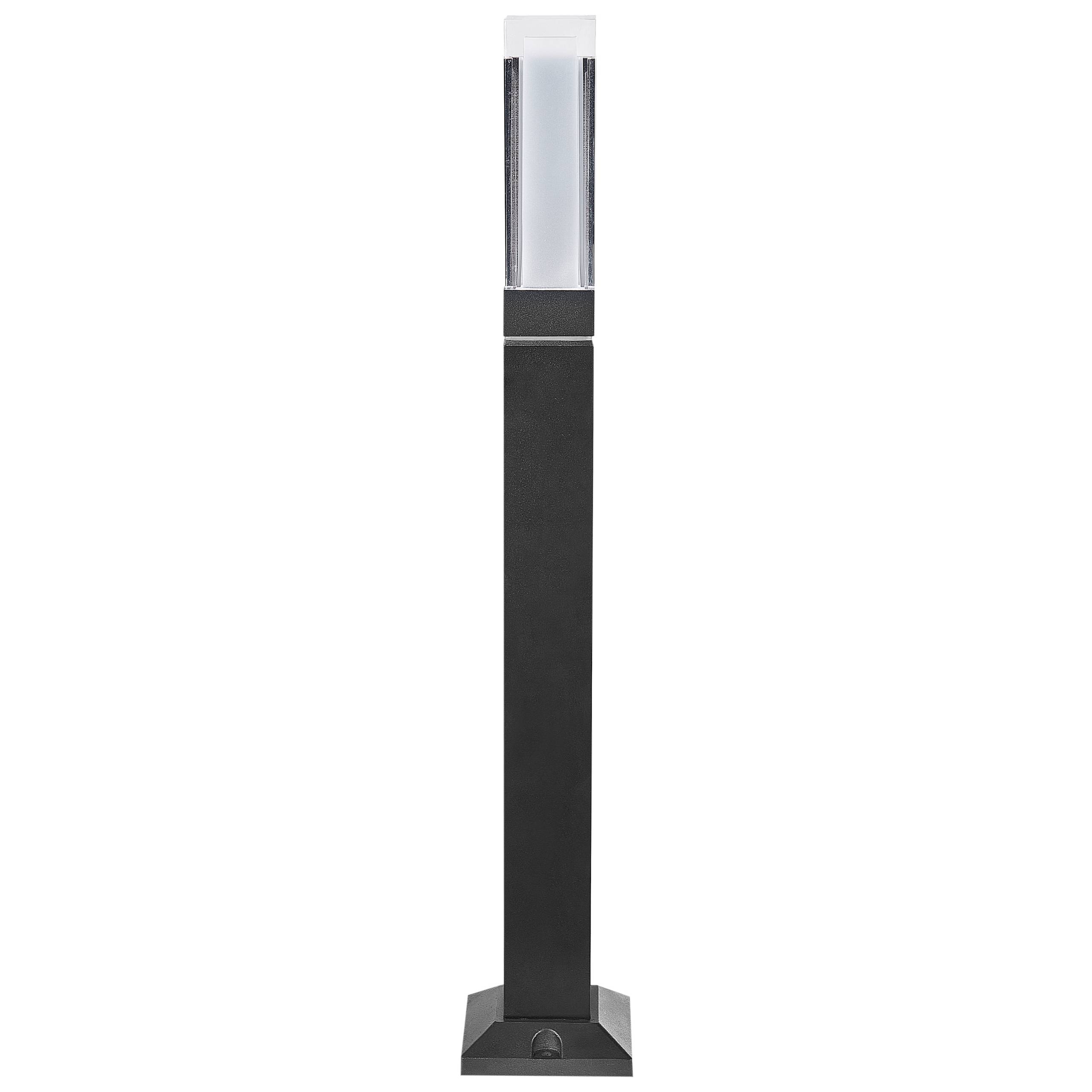 Beliani - Borne Lumineuse Aluminium Noir AWUNA - 10x10x60- Beliani - Image 2