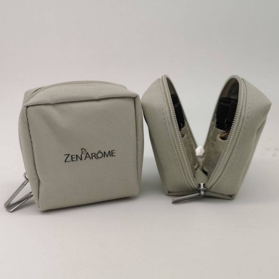 Trousse de Rangement pour Huiles Essentielles - Gris - 6 Emplacements –Transport Facile- Protection–Rangement Pratique- Zen'Arôme - Image 3
