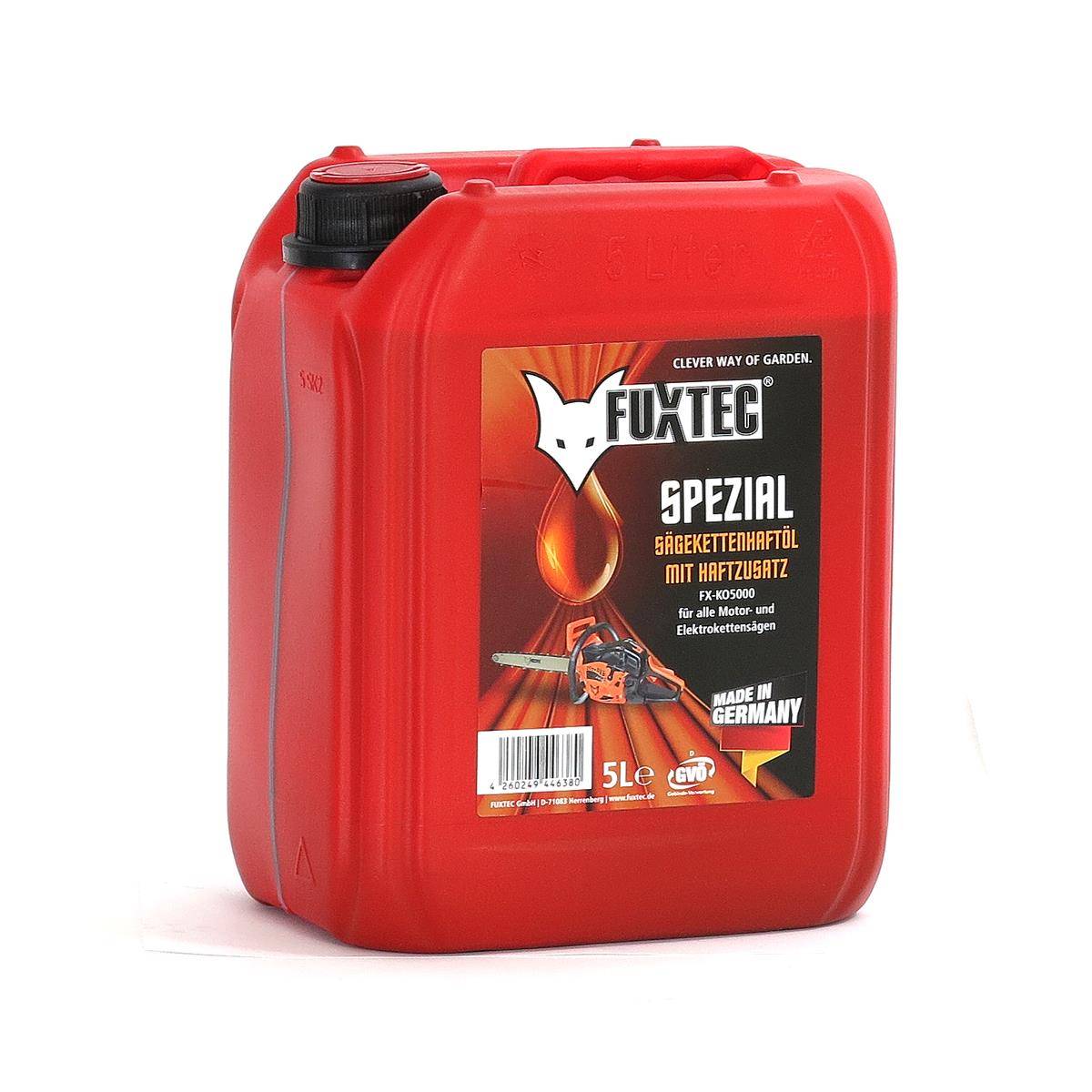 Huile de chaîne tronçonneuse - FUXTEC - 5 litres - également pour élagueuse - Image 1