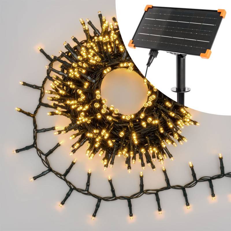 Guirlande lumineuse solaire BOA 20M 1000 LED blanc chaud câble vert SMART Connect Lotti - Image 2