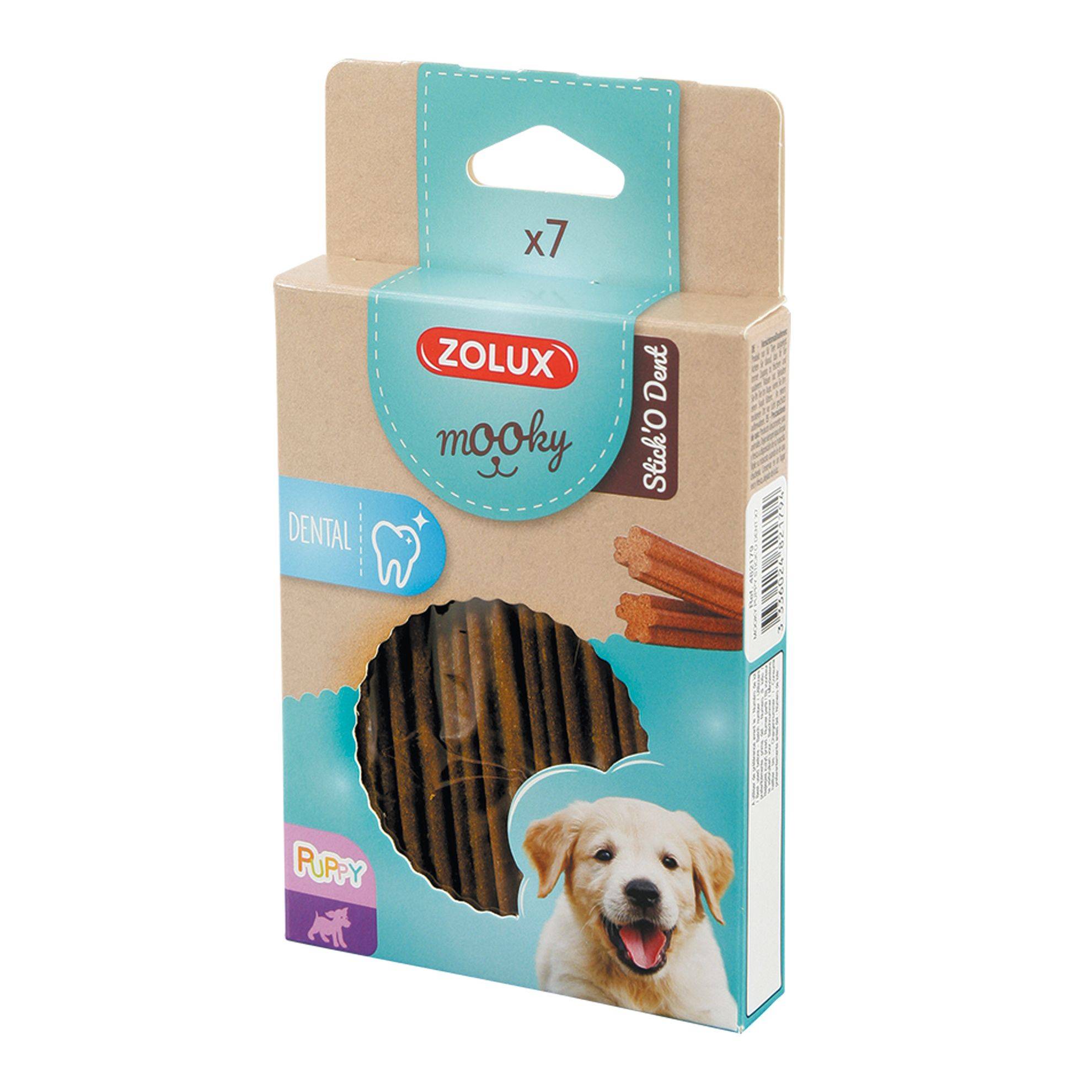 Zolux - Friandises Mooky Stick'o Dent Pour Chiot x 7 ZOLUX