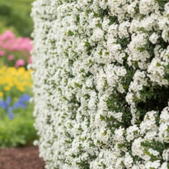 Buisson ardent Saphyr® Rouge 'Cadrou', Pyracantha à fleurs Blanche - feuillage Persistant - Pot de 3L - 60/80 cm- hauteur à maturité De 1,50 m à 2,00 - Image 6