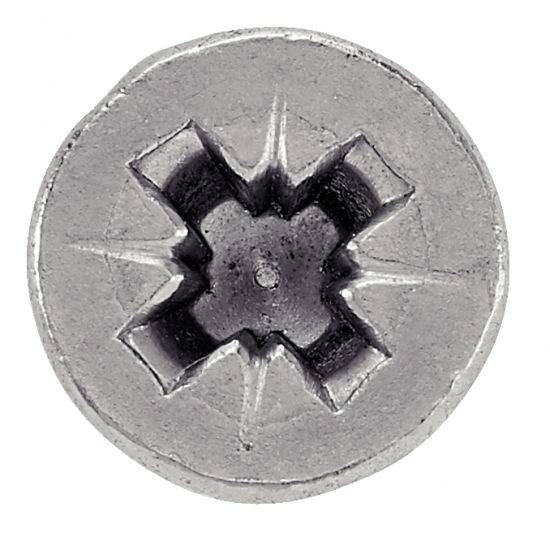 Vis à tôle tête fraisée pozidrive inox A2 DIN 7982 5,5X16 boîte de 200 - ACTON - 624085,5X16 - Image 3
