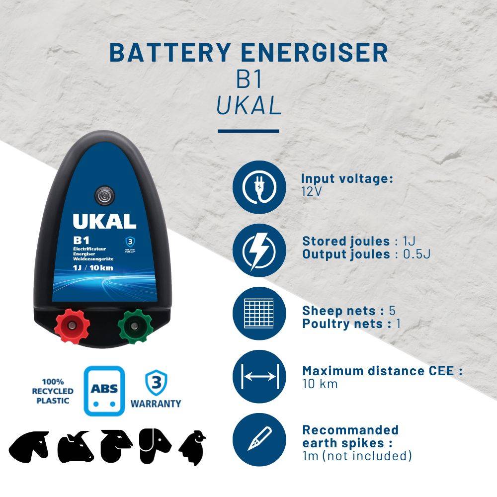 Ukal - Poste batterie B1 1J/10km UKAL - Image 2