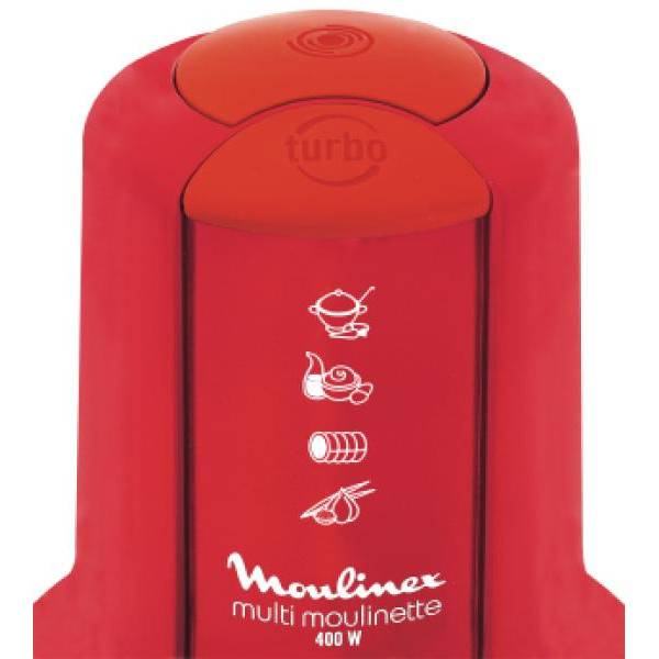Moulinex - Hachoir Electrique MOULINEX Multimoulinette Mini hachoir électrique, 500 ml, 6 lames acier inoxydable, 2 vitesses, Mixeur, Fabriqué en France AT7 - Image 4