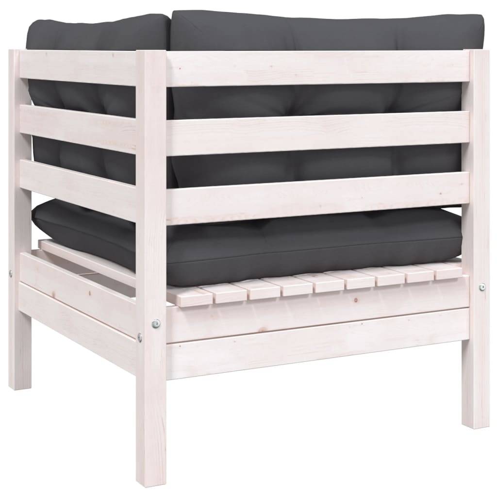 Prolenta Premium - Banc de jardin Blanc 64 X 127 cm - Prolenta Premium - Image 4