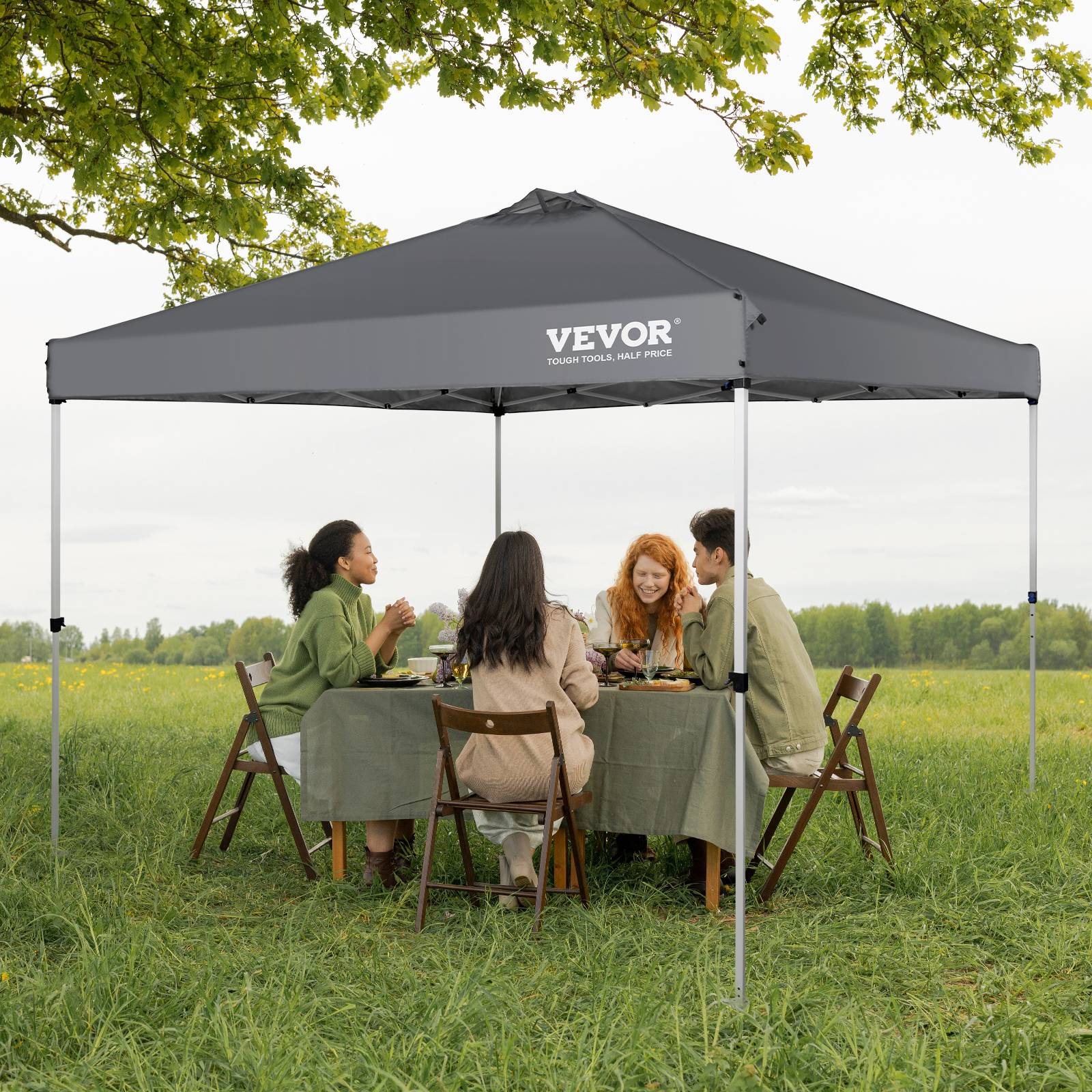 Auvent De Tente Imperméable – Bâche De Protection 83,8 X 83,8 Cm – Housse De Toit