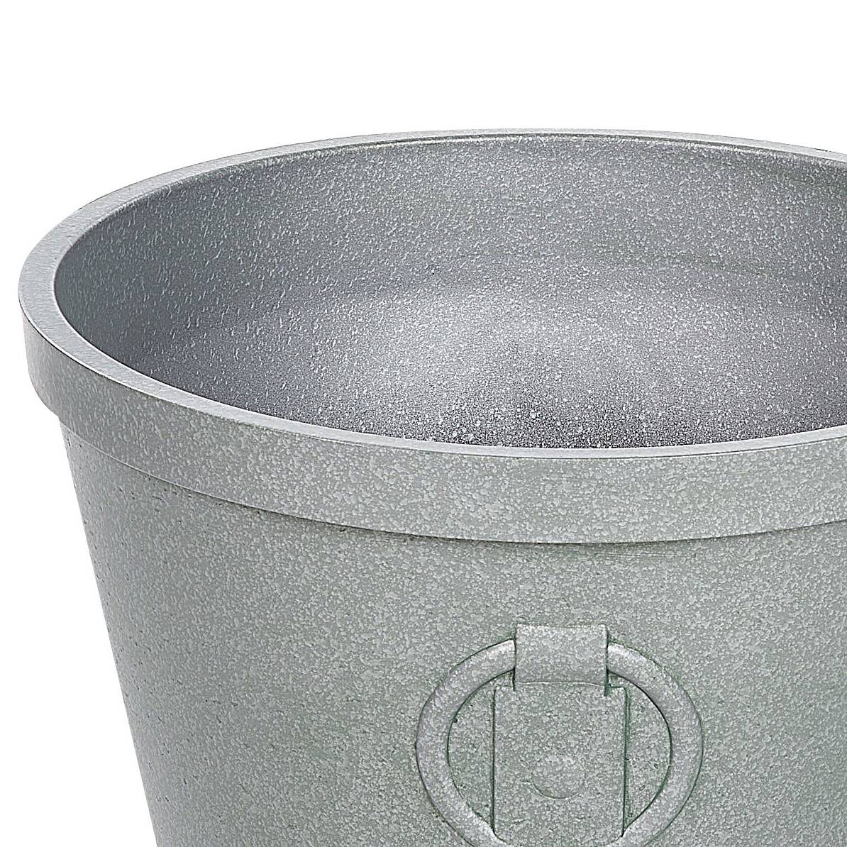 Cache-pot d'extérieur Fibre d'argile Gris VARI - Beliani - Image 3