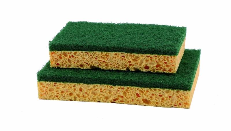 Tampon Vert Sur Eponge Gd Modèle - Lot de 10 - Guialto