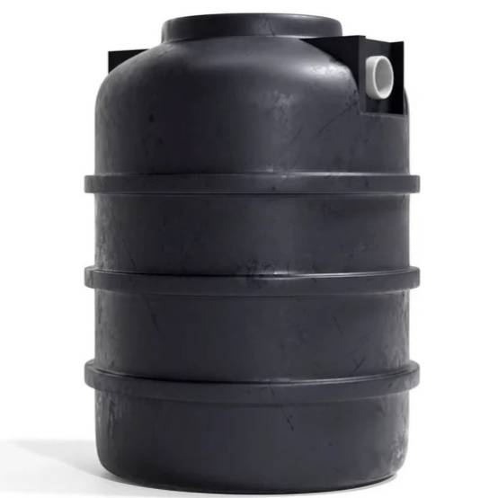 Cuve de stockage d'eau enterrée verticale 1000l ronde