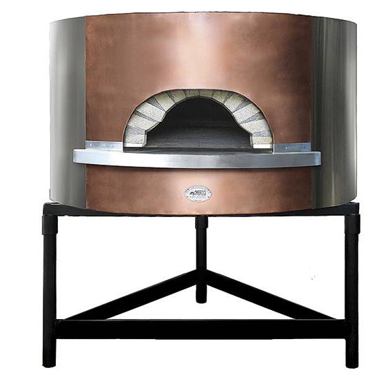 Four à Pizza à Bois - Façade en Cuivre - 4 à 10 Pizzas Ø30cm - Virtus -