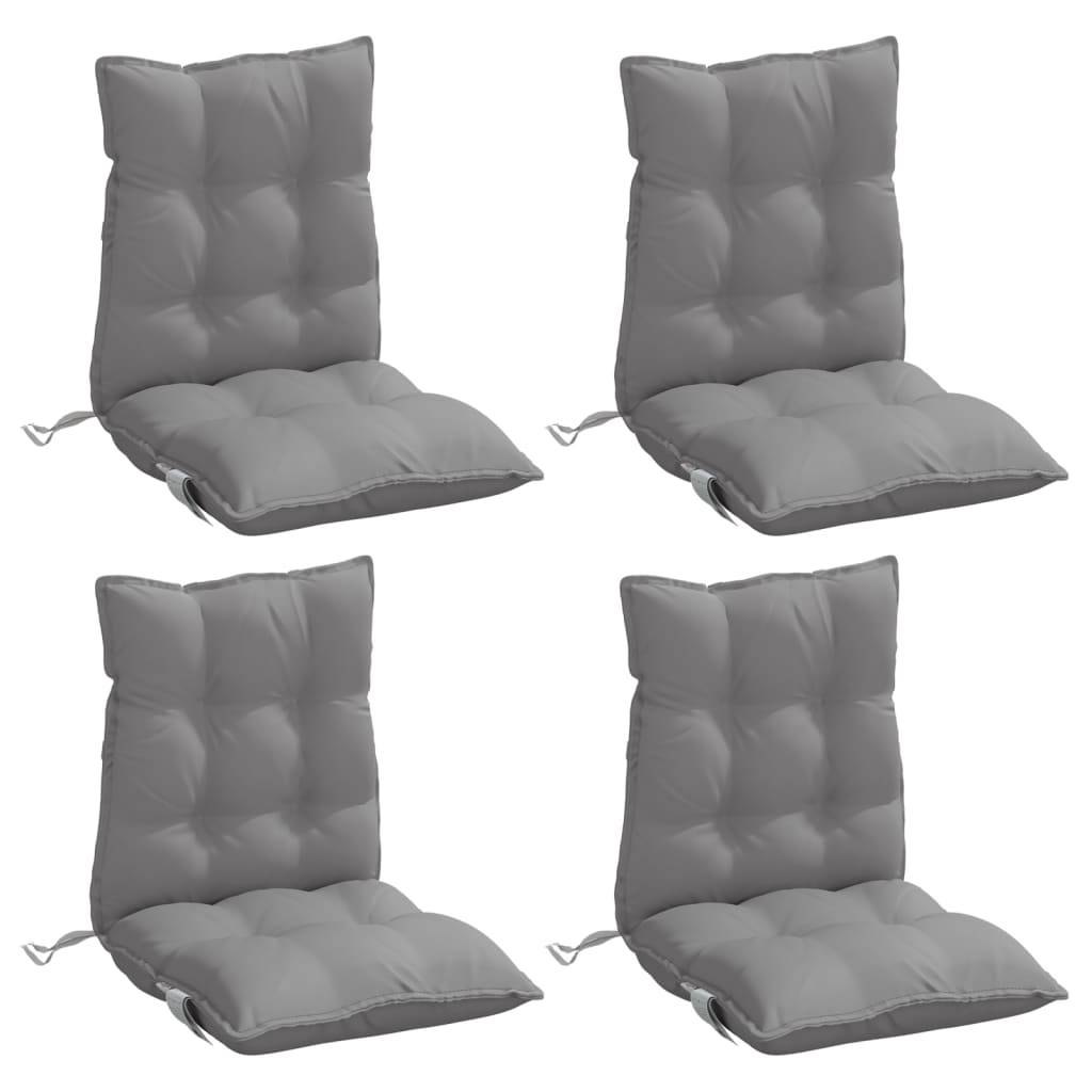 PANGIVO - Coussins de chaise tissu oxford gris 100 x 50 x 7 cm - PANGIVO - Image 3