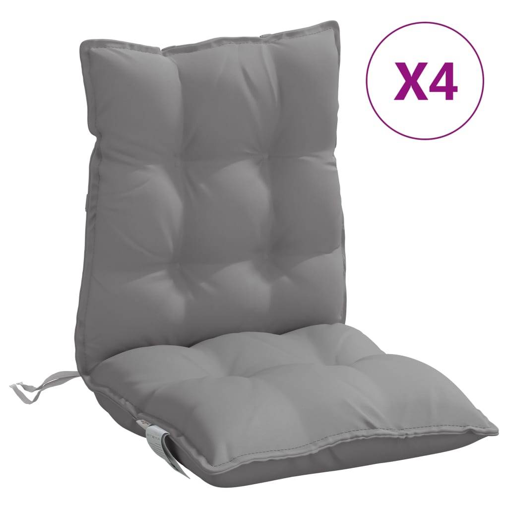 PANGIVO - Coussins de chaise tissu oxford gris 100 x 50 x 7 cm - PANGIVO - Image 2