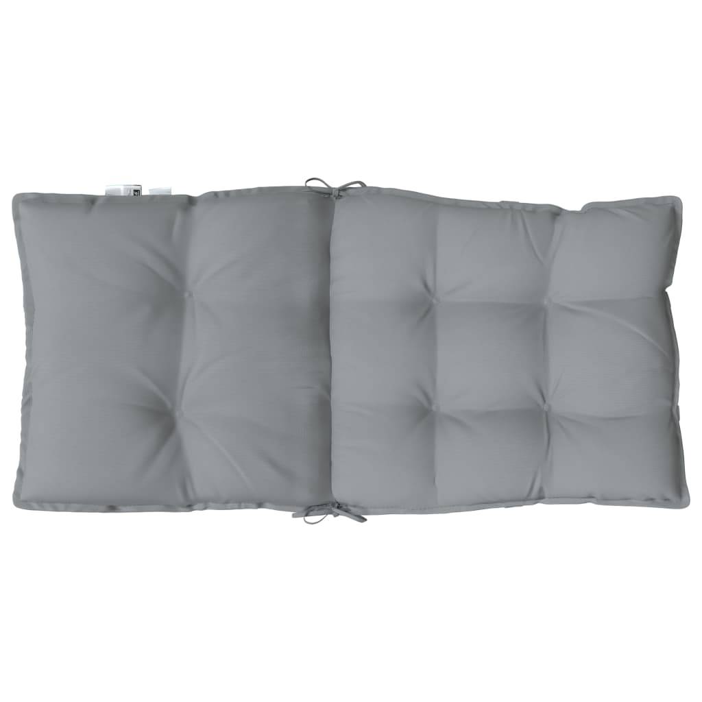 PANGIVO - Coussins de chaise tissu oxford gris 100 x 50 x 7 cm - PANGIVO - Image 7