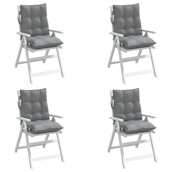 PANGIVO - Coussins de chaise tissu oxford gris 100 x 50 x 7 cm - PANGIVO - Image 4