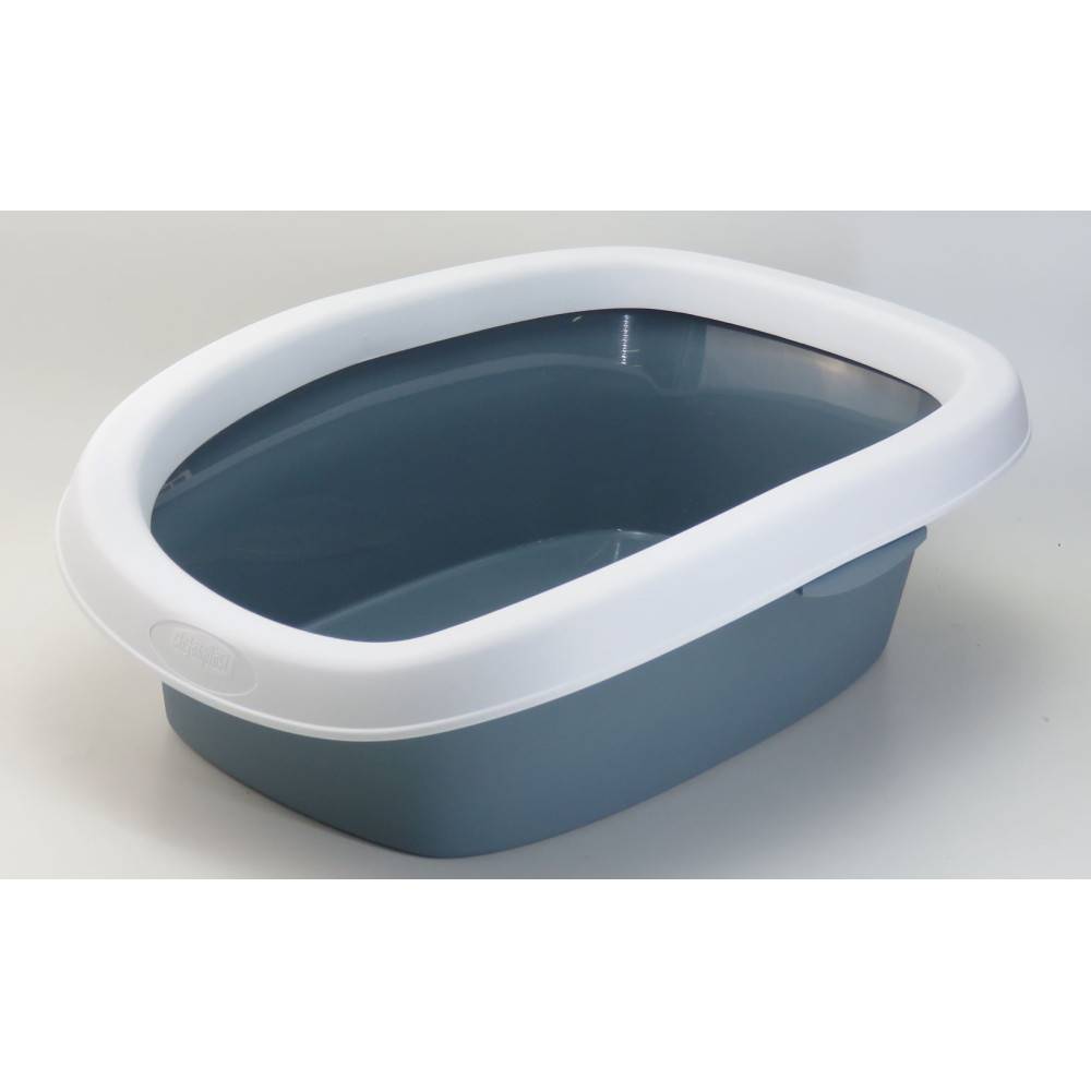 Animallparadise - Bac a litière sprint 10 bleu acier 31 x 43 x 14 h pour chat - Image 2