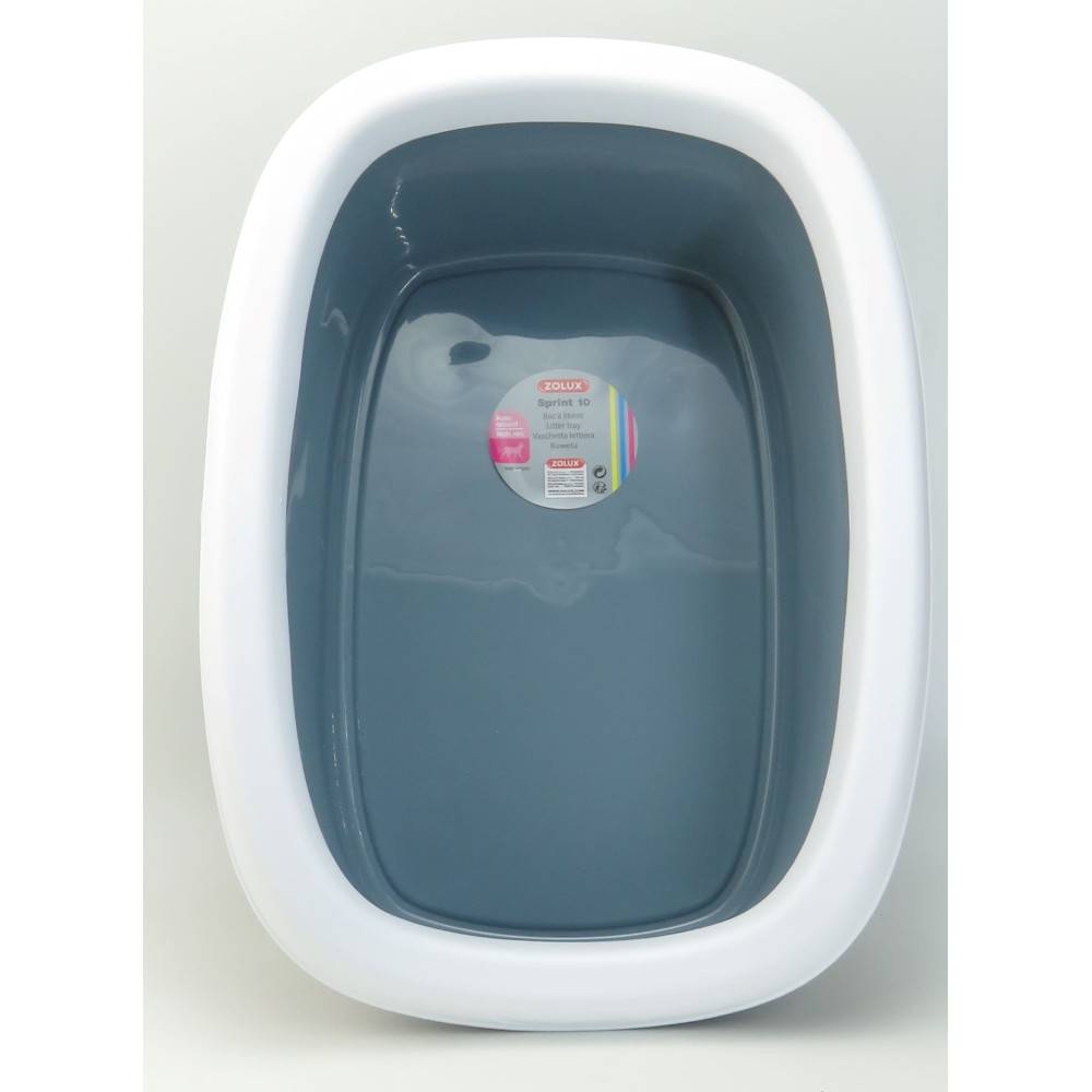 Animallparadise - Bac a litière sprint 10 bleu acier 31 x 43 x 14 h pour chat - Image 3
