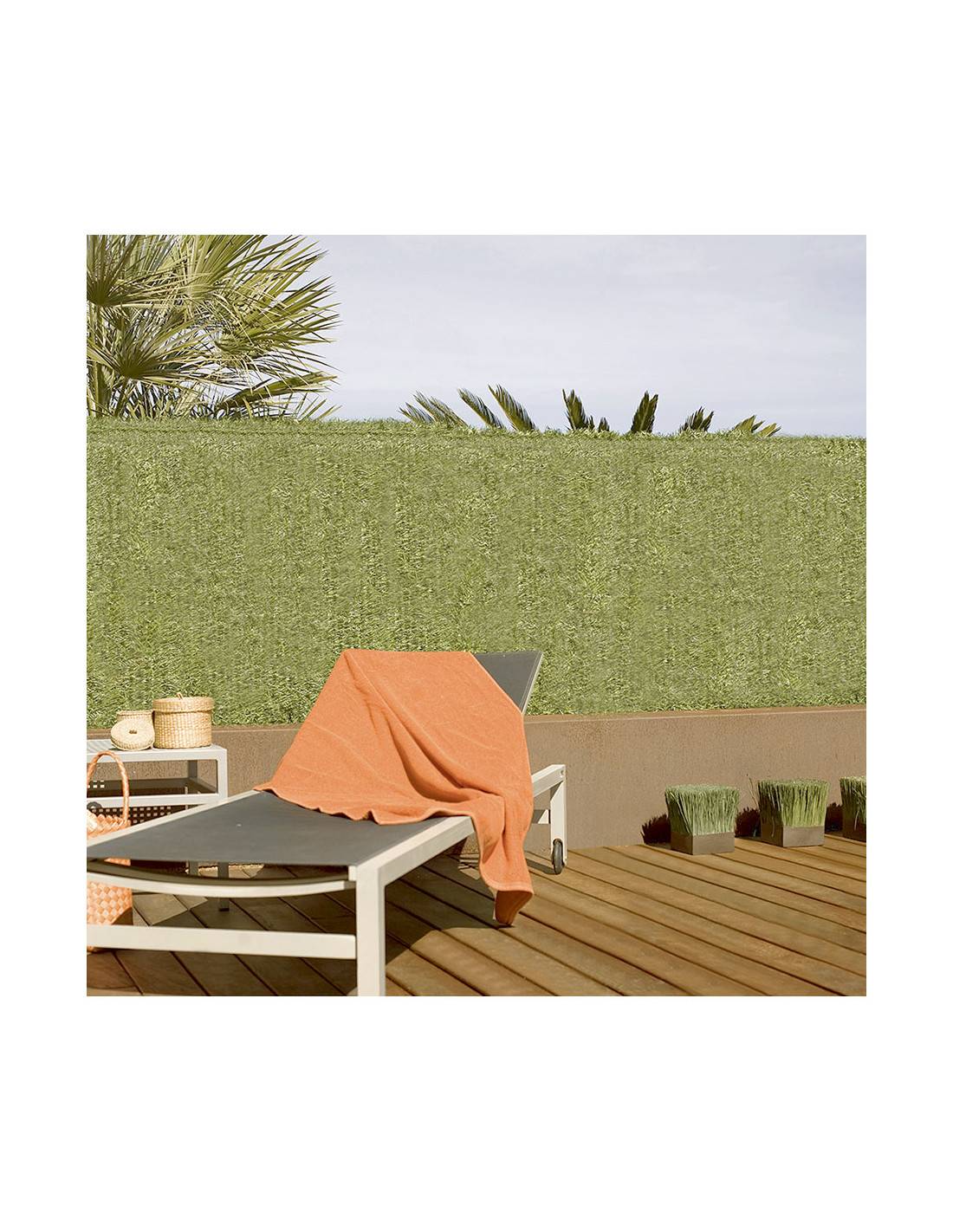 Haie Artificielle Greenset 36 1x3m Couleur Vert Nortene - Image 1