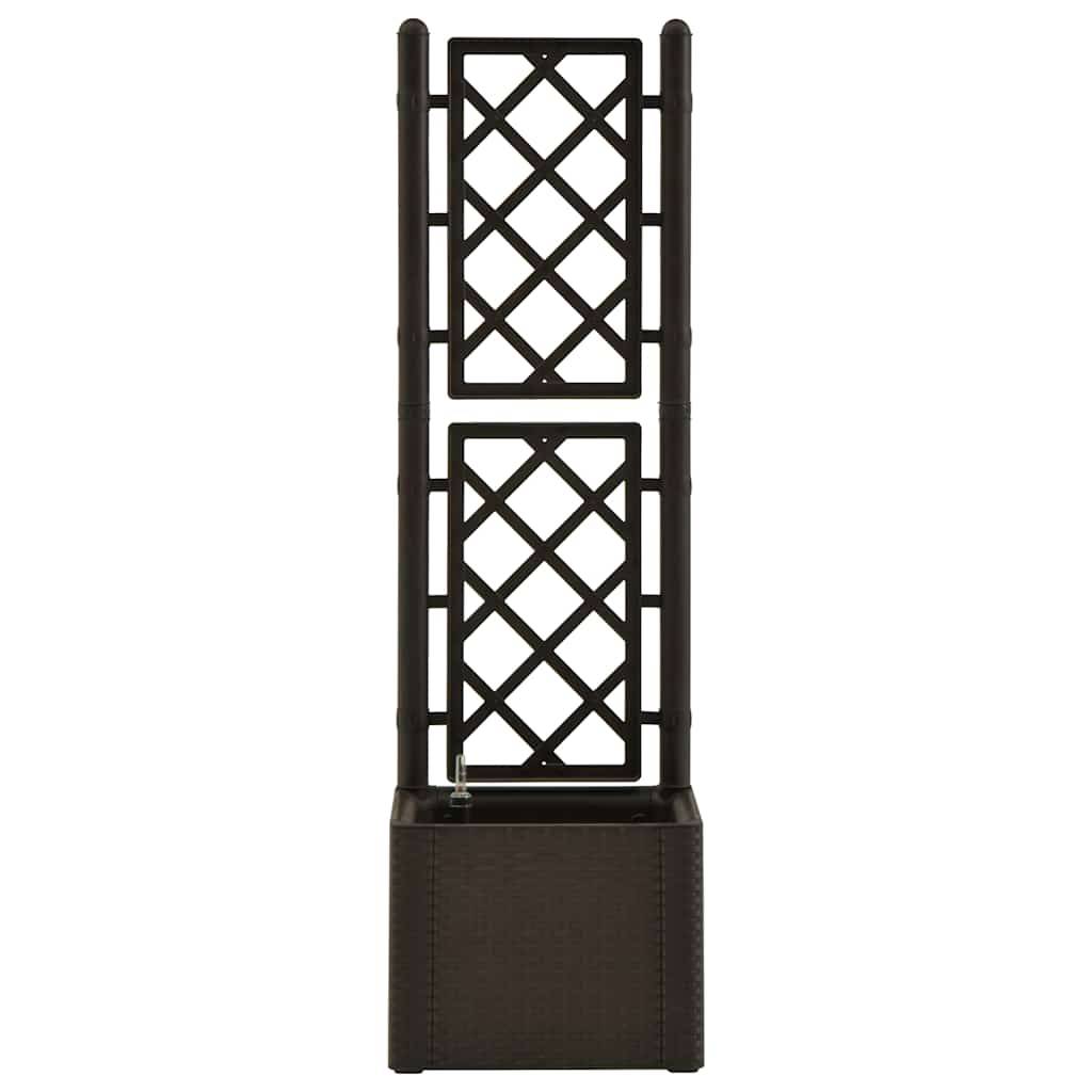 Jardinière avec treillis et arrosage auto pour plantes grimpantes Moka – ComfortXL Outdoor Living - Image 4